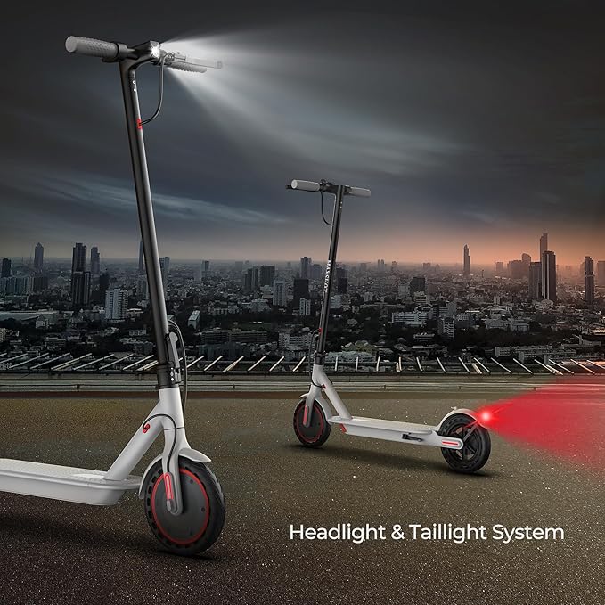 Electric Scooter, 8.5" /10" /14" Tire, 16/19/22 Mph Top Speed, 12/22/27/28/49 Miles Long Range, Folding Escooter for Adults and Teens with Dual Braking,Dual Suspension, App
