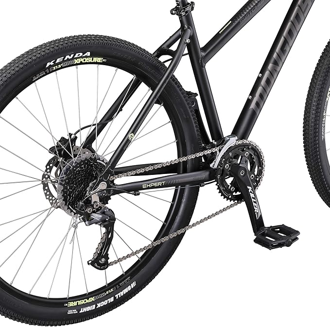 Mongoose Switchback Comp Expert Sport Trail Mountain Bike for Adult Men Women, 16/18/21-Speed Options, 27.5-Inch Wheels, Disc Brakes, Small Medium or Large Aluminum Frames, Hardtail Bicycles