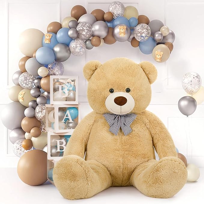 MaoGoLan Big Teddy Bear, 6 Feet Life Size Huge Plush Stuffed Animal, Adorable and Soft Teddy Bear Gift for Christmas, Valentine's, Birthday, or Long Distance