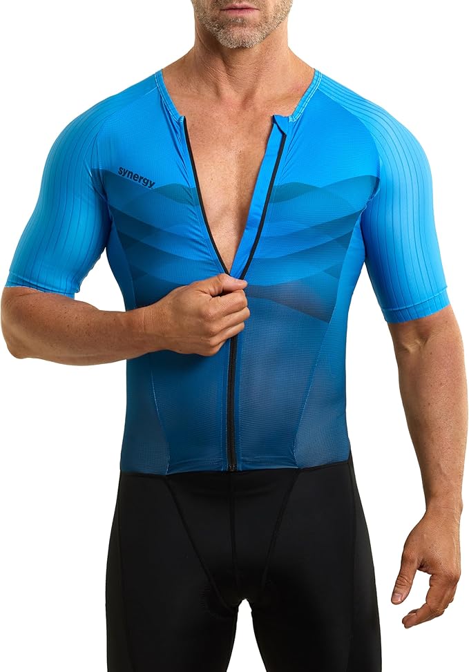 Synergy Triathlon Tri Suit - Men's Pro Short Sleeve Trisuit