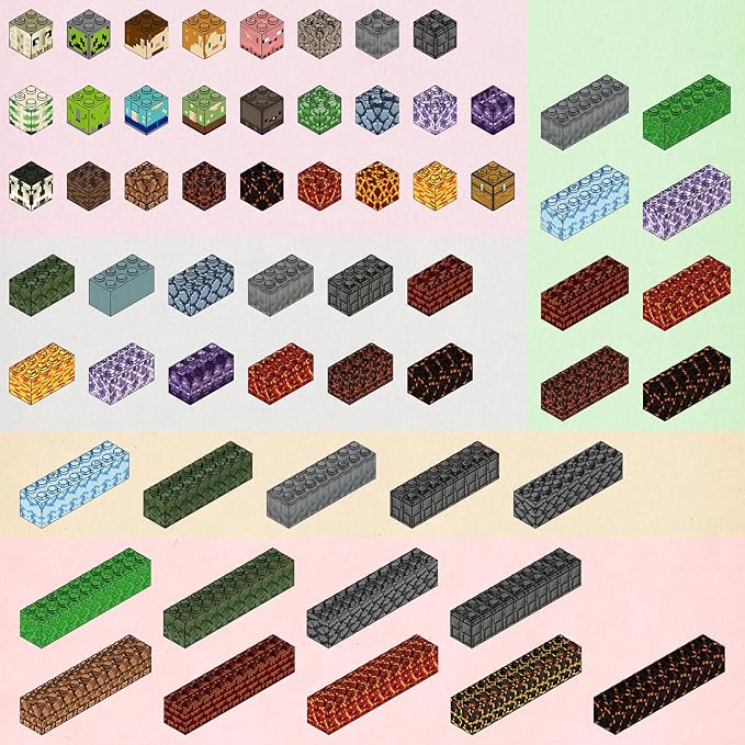 JIMI Building Blocks Set, Premium Interlocking Blocks with Characters & Vivid Scenes - Creative Construction Toy for Kids 6+ & Builders, STEM Learning Toy