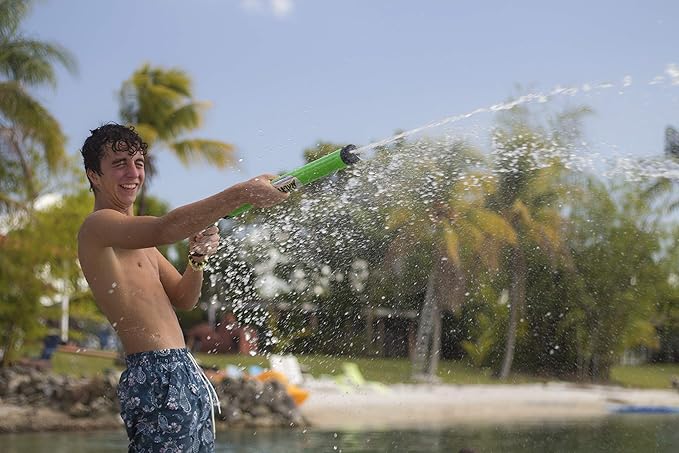 Stream Machine Water Gun Launcher - Single Barrel Water Blaster - Squirt Gun for Outdoor Games - Swimming Pool Toys (Colors Vary)