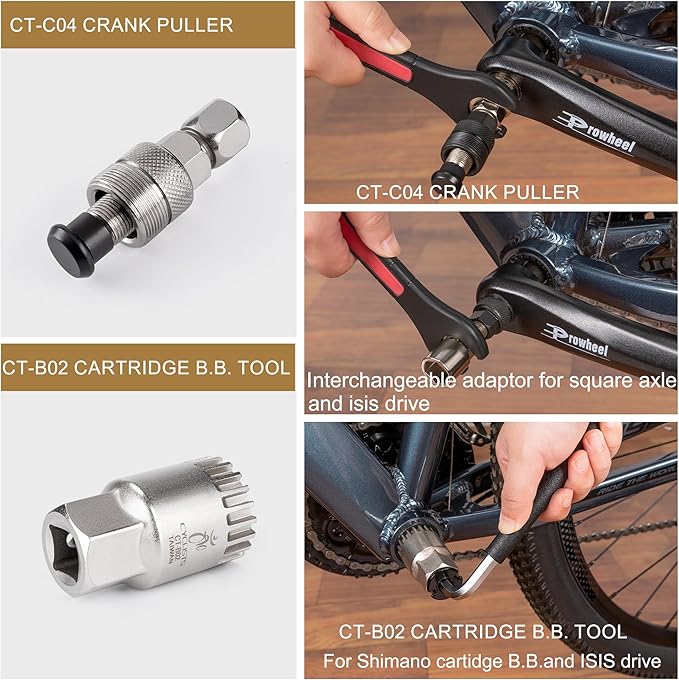 7 Piece Bike Tool Kit - Bike Tools Maintenance Repair Kit - Mountain/Road Bike Bicycle Repair Tool Kit With Storage Case