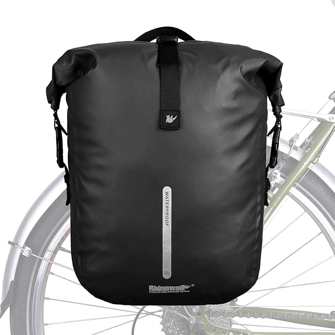 HUNTVP 20L Bike Pannier Bag Backpack Multifunctional Cycling Bicycle Rear Seat Trunk Pack Bag Bike Saddle Bag Backseat Pack Bag