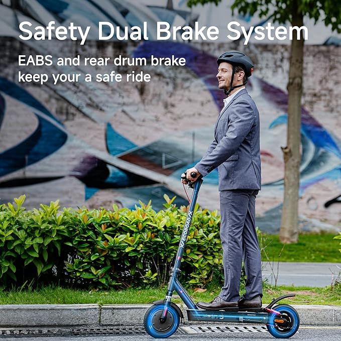 Electric Scooter for Adults, 30-32Miles Long Range Electric Scooters, 500W-750W Motor & 21-25MPH Adults Commuting Scooters, 10" Tires, Lightweight Foldable E-Scooter with Turn Signals