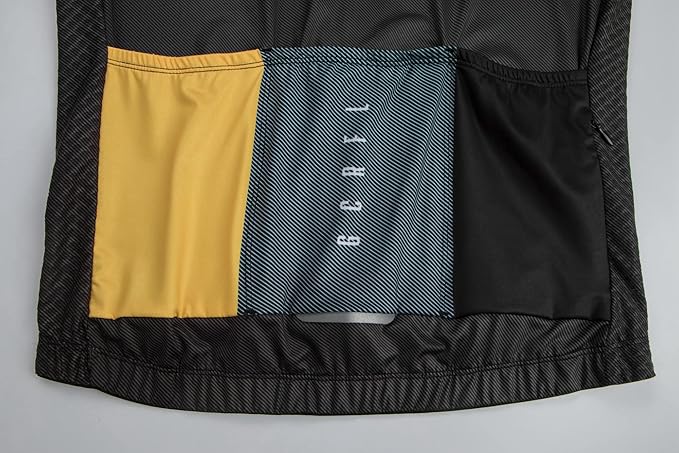 Men's Cycling Jersey Set Cycling Kit Bicycle Jersey Rear Zipper Pocket Bike Bib Shorts with Pockets Race Fit High Density Pad