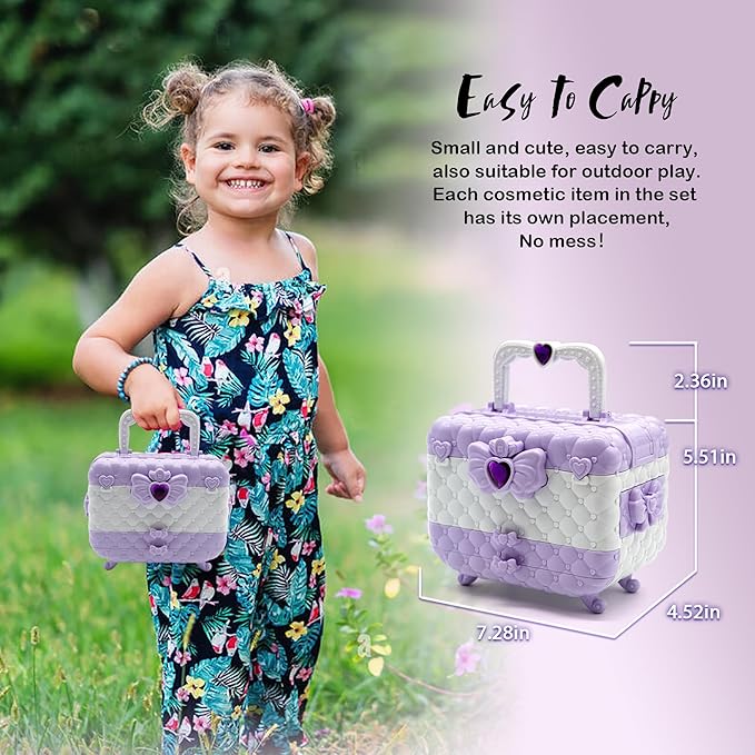Kids Makeup Sets for Girls - Kids Makeup Kit Girls Toys, Maquillaje para Niñas,Best Toys for Little Girl,Play Make Up Kit, Princess Toddler Kid Stuff Ages4-12 Year Old Girl Birthday Gifts