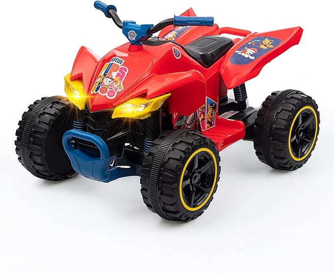 Paw Patrol - 12V ATV Ride On Toy, Adventure-Ready Vehicle for Young Fans, Durable Construction for Outdoor Use (Red)