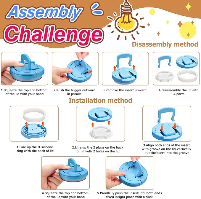 Bento Lunch Box with 8oz Soup Thermo,Kids Leakproof 4 Compartment Lunch Food Containers with Sauce Cup and Ice Pack,Kids Thermo Insulated Hot Food Jar and Lunch Bag for School,Trvael-Blue