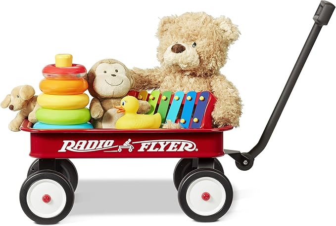 Radio Flyer 16.5 Inch Kids Wagon, Toy Wagon for Kids, Rolling Cart, Carts with Wheels, for Ages 1.5+ Years
