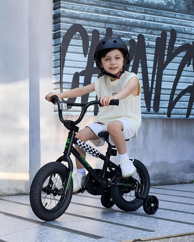 12 14 16 20 Inch Kids Bike BMX Style Bicycle with Training Wheels for 2-14 Years Old Toddlers Boys Girls Coaster Brake Multiple Colors