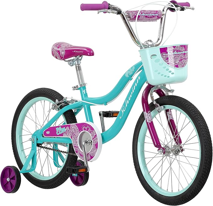 Schwinn Elm and Koen Bike or Balance Bike, 12-20 Inch Bike for Kids Ages 2-13, Black, Blue, Red, Teal, Pink or Purple, SmartStart Ergonomic Design, Adjustable Seat Grows with Child, Training Bicycle