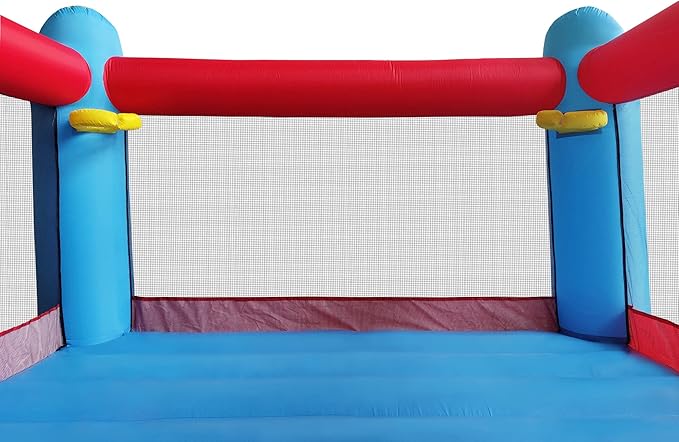 Funormous Enormous Giant Bounce House for Kids, Indoor Outdoor Inflatable Huge Bouncy Castle with Double Basketball Hoops, Includes Air Blower with GFCI