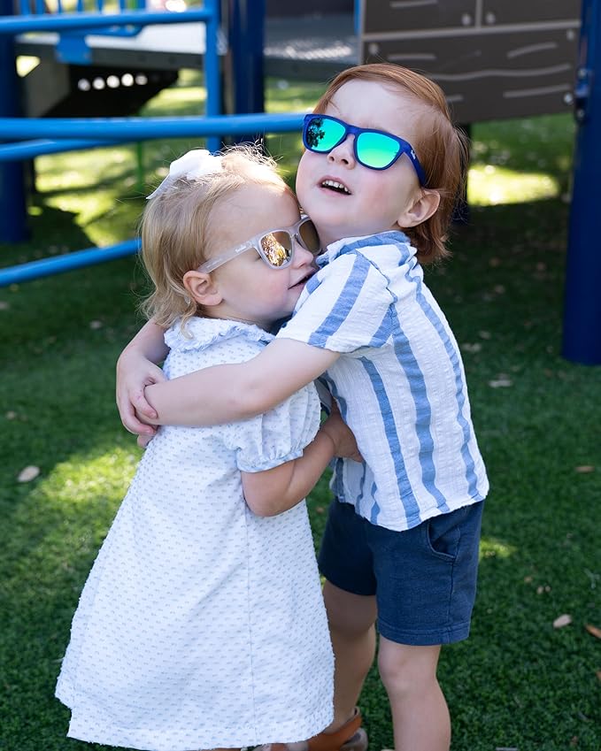 Sunnies Shades Kids Sunglasses, Toddler Sunglasses - Polarized UVA and UVB Protection, Anti-Slip Frame for kids.