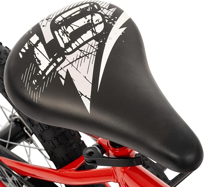 Huffy Upshot 12/16/20 Inch Boys' Bike for Kids, Ages 3+ Years Old, Multiple Color Options, Removable Training Wheels (12" and 16" Only), BMX Design, Designed for Growth, Durable, Easy Assembly