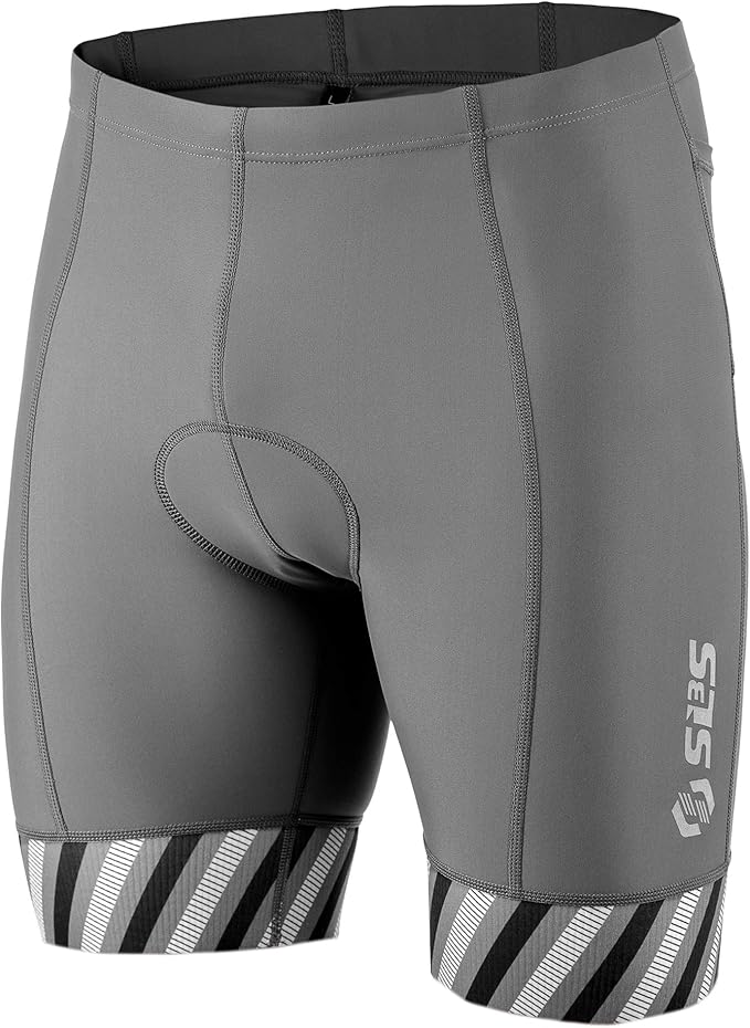 SLS3 Triathlon Shorts Mens – Tri Shorts Mens – 2 Pockets FRT – Designed by Athletes for Racing