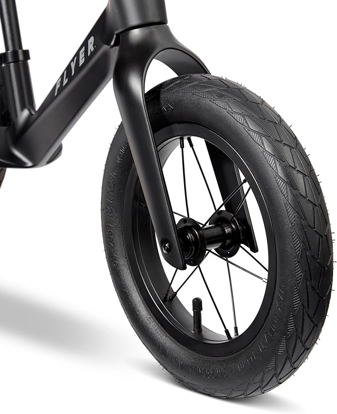 Radio Flyer Balance Bike, Baby Toy, Toddler Bike, Bicycle Toddler Toys, Baby Gifts, Flyer Ultra Lite Balance Bicycle Black, for Ages 1-.5-5 Years, Black