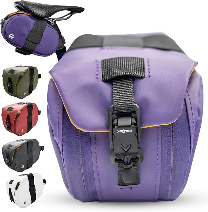 Lumiere & Co. Bike Seat Bag, Bike Saddle Bag, Saddle Bag Bicycle, Bicycle Saddle Bag, Bike Bag Under Seat, Saddle Bag, Bike Saddle Bags, Small Bike Bag - Maximus