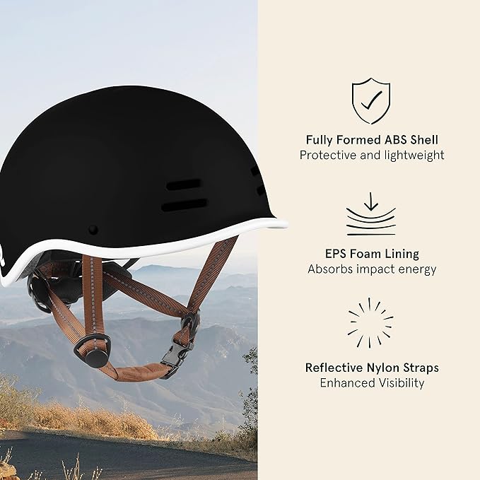 Retrospec Remi Kids' Bike Helmet for Youth Boys & Girls- Bicycle Helmet with Built-in Visor and Adjustable Reflective Straps for Skateboarding, Scooters, Rollerblading -