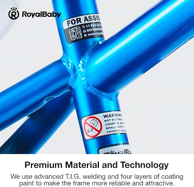 RoyalBaby Kids Bike Freestyle Classic & EZ Balance Pedal Switchable Bicycle, 12 14 16 18 Inch, 3-10 Years Toddler to Big Kids