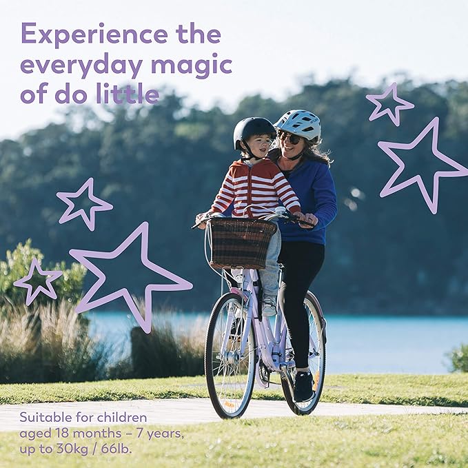 Front-Mounted Kids Bike Seat for Active Riding