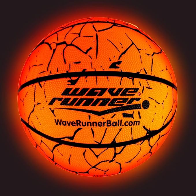 Light Up Basketball - Glow In The Dark Basketball - Teen Boys Gift Ideas For Boys 8-15+ Year Old - Led Basketball Accessories | Cool Outdoor Toys Ages 8 9 10 11 12 13 14 15 - Sports Stuff For Kids