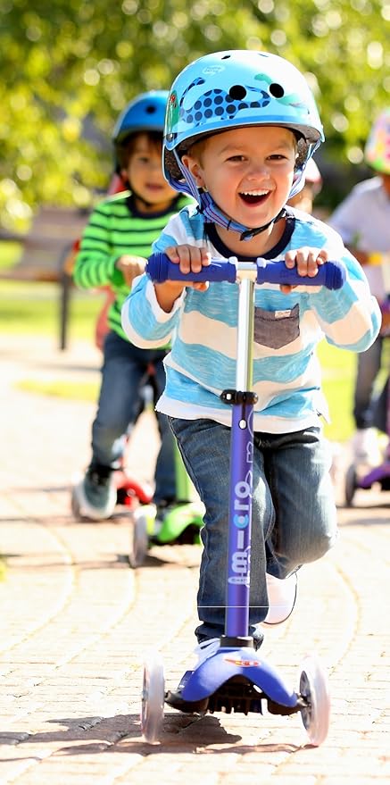 Micro Kickboard - Mini Deluxe - Three Wheeled, Lean-to-Steer Swiss-Designed Micro Scooter