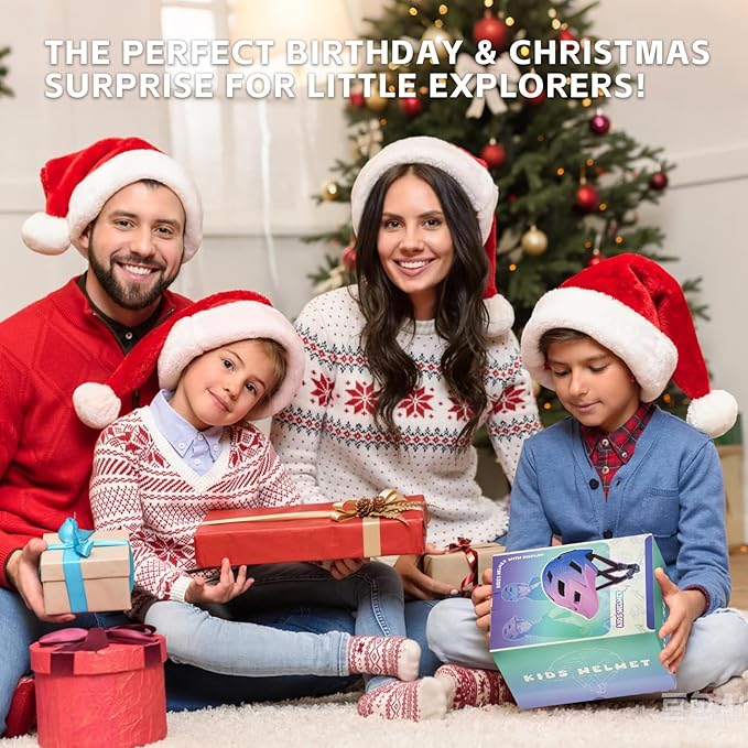 Kids Bike Helmet for Boys Girls: Helmets for Children and Adolescents 5-14 Years Old，64-Pattern LED Light Adjustable Kid Helmet Multi-Sport Protection