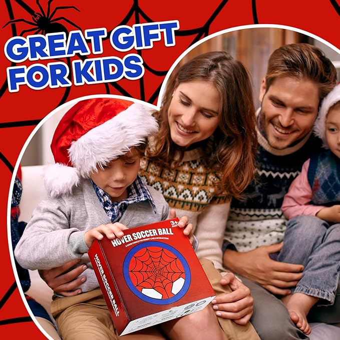 Indoor Hover Soccer Ball,Light-Up Toys for Boys Ages 5-7,6-8,8-12, Fun LED Football Game Toy with USB Rechargeable Battery,Christmas Birthday Gifts for Kid 4,5,6,7,8,9,10,11,12,13 Year Old