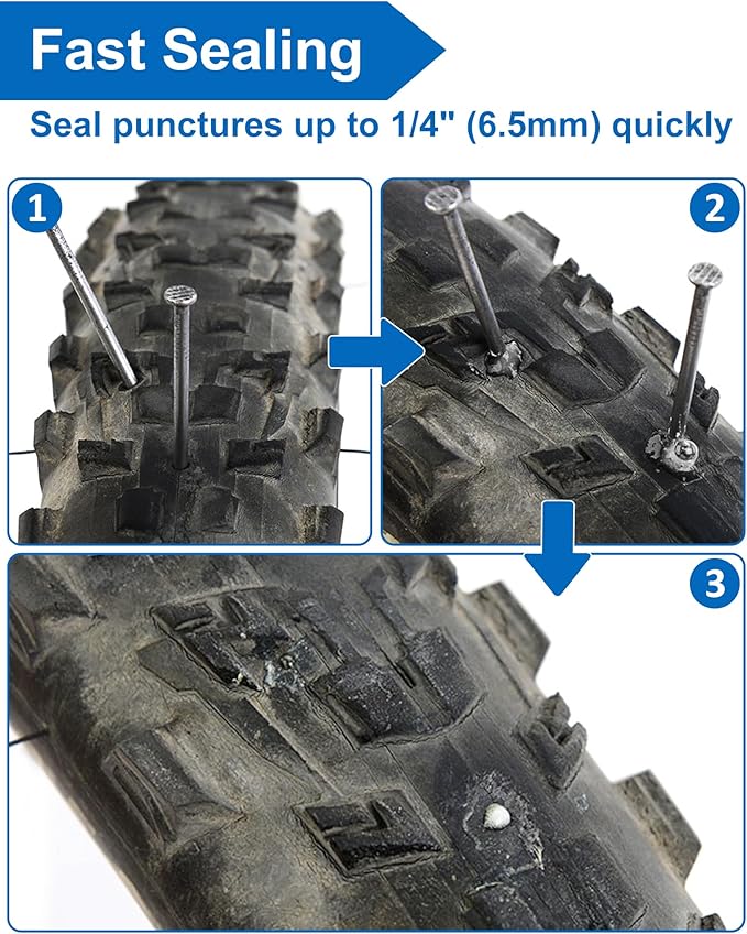 Tubeless Tire Sealant, 500ML Tubeless Sealant Long-Lasting Bike Sealant for MTB, Road, CX and Gravel Bicycle Tires
