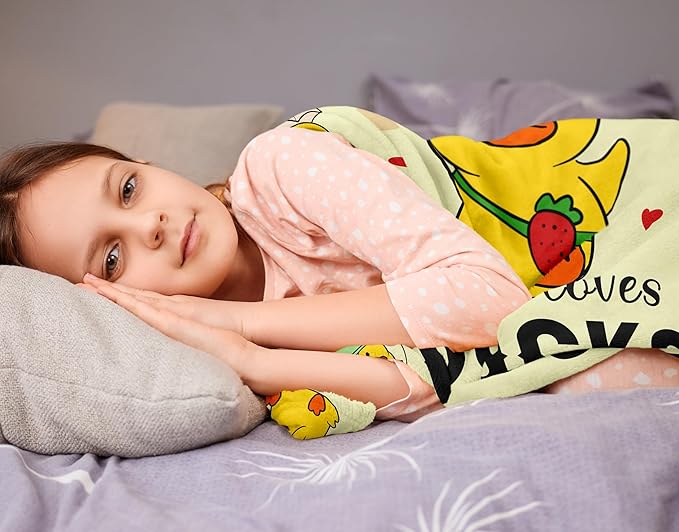 Christmas Duck Blanket Gifts for Duck Lovers, Ducks Blanket 50"x40", Rubber Ducks Themed Gifts