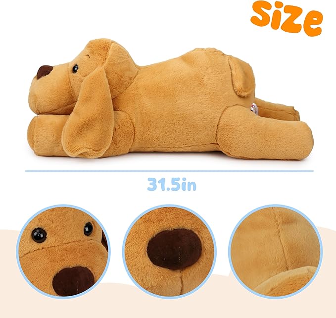 Dog Stuffed Animal, Giant 31.5" Stuffed Puppy,Large Soft Plush Toy Birthday Party Gifts for Kids Girls Boys