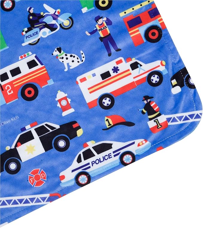 Wildkin Plush Baby Blanket – Soft & Cozy Comfort, Ideal for Toddlers, Travel & Daycare - Heroes