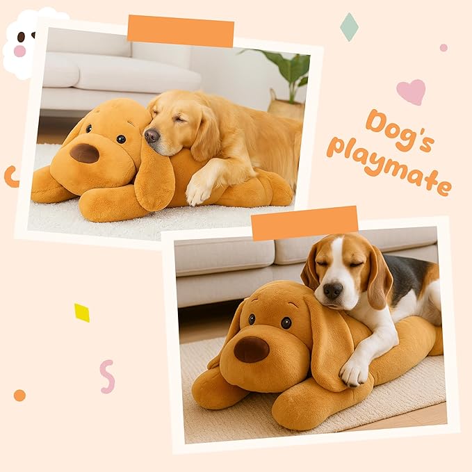Dog Stuffed Animal, Giant 31.5" Stuffed Puppy,Large Soft Plush Toy Birthday Party Gifts for Kids Girls Boys