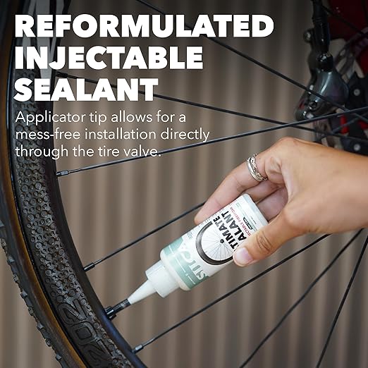 SILCA Ultimate Tubeless Tire Sealant, 65ml (12-Pack) – Tubeless Bike Sealant Proactively Seals Punctures Up to 7.5 mm, Injectable Through Valve & Stays Liquid 6+ Months in All Weather Conditions