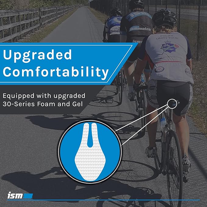 ISM PS Series No Nose Bike Saddle - Noseless Bike Seat Designed for Triathletes, Time Trial Riders, and Road Racers - Patented Split Nose Bicycle Saddle Designed for Reduced Discomfort