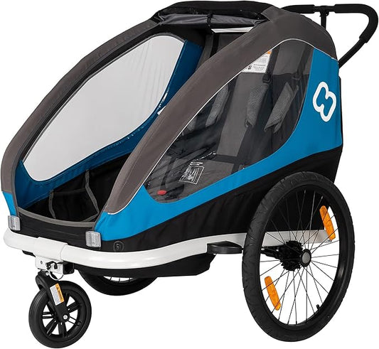 Hamax Traveller Two Seat Bike Trailer + Stroller