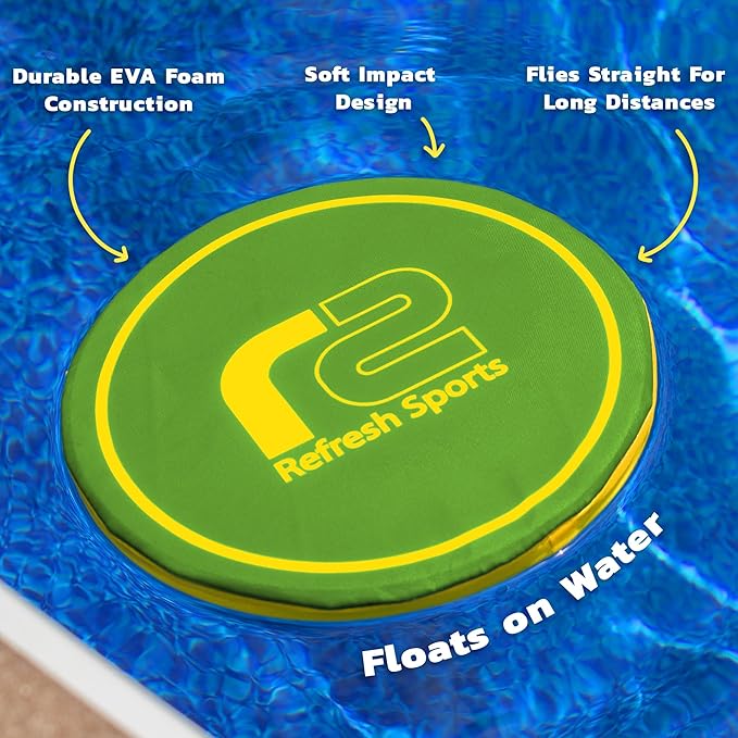 Soft Flying Disc – Fun Outdoor Toy for Kids, Teens & Adults – Easy to Catch - Fun Christmaas Gifts for Kids - Pool & Beach Games – Holiday Present Stocking Stuffer for Boys & Girls Ages 3 4 5 6–12+