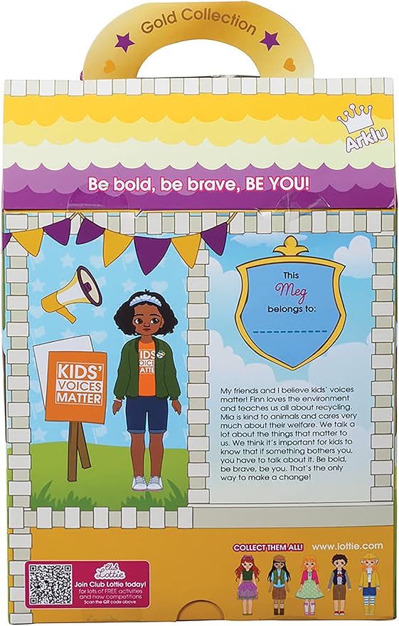Lottie Kid Activist Doll with Accessories Inspired by Real-Life Activist Mari Copeny