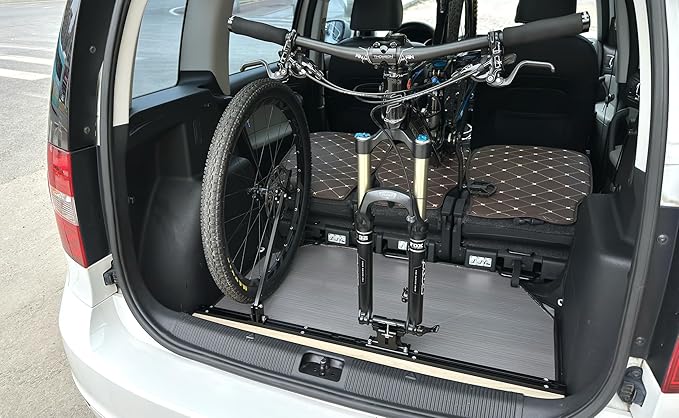 Thru Axle Bike Fork Mount Quick and Secure Mount for SUV Van and Camper