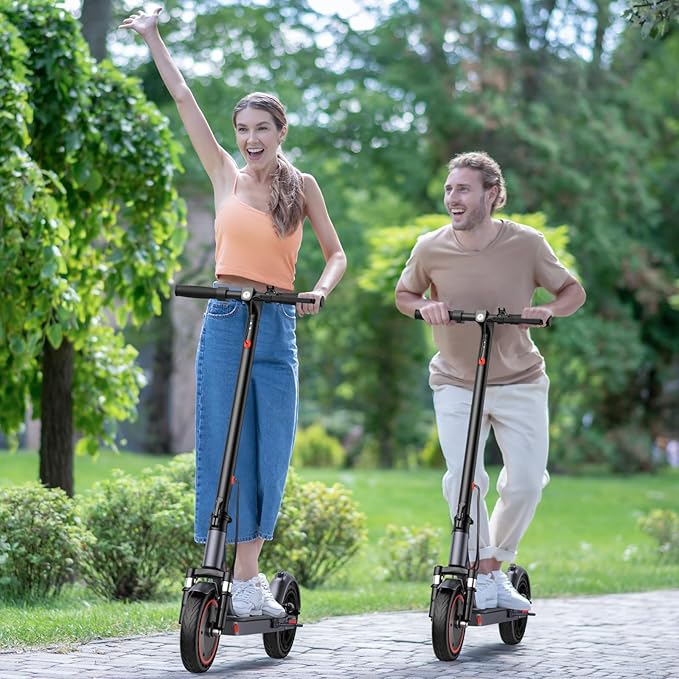 8.5/10 Inches Electric Scooter Adult, 19/22 MPH Top Speed, 350W/500W Powerful Motor, 21/22/28 Miles Long Range, Folding E-Scooter for Adults, E Kick Scooter Dual Braking