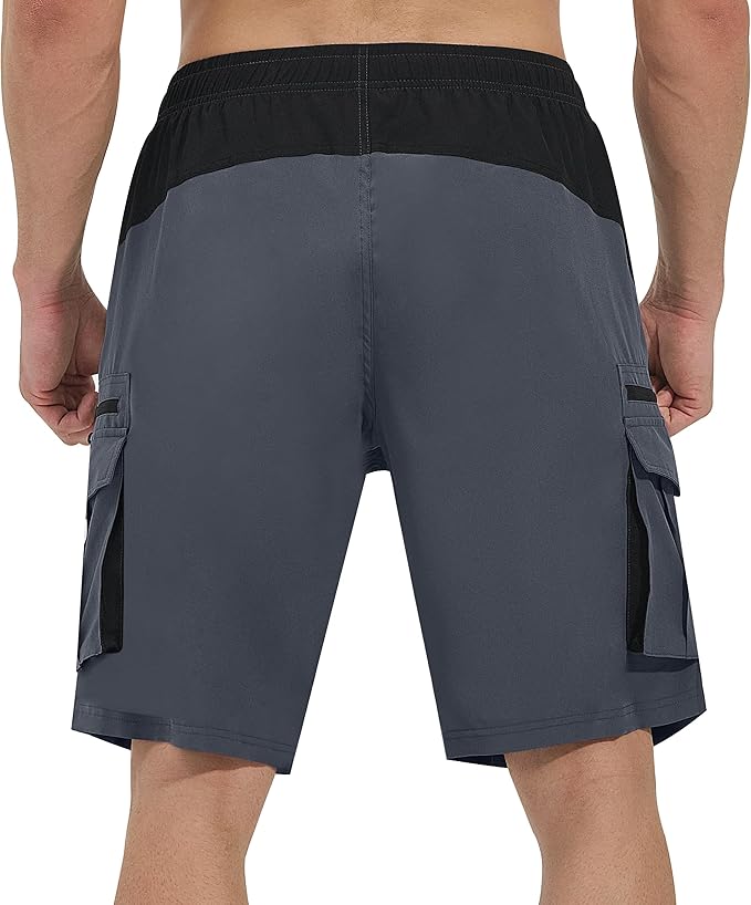 Men's Mountain Bike Shorts 3D Padded Bicycle Biking Shorts Quick Dry Lightweight MTB Cycling Shorts