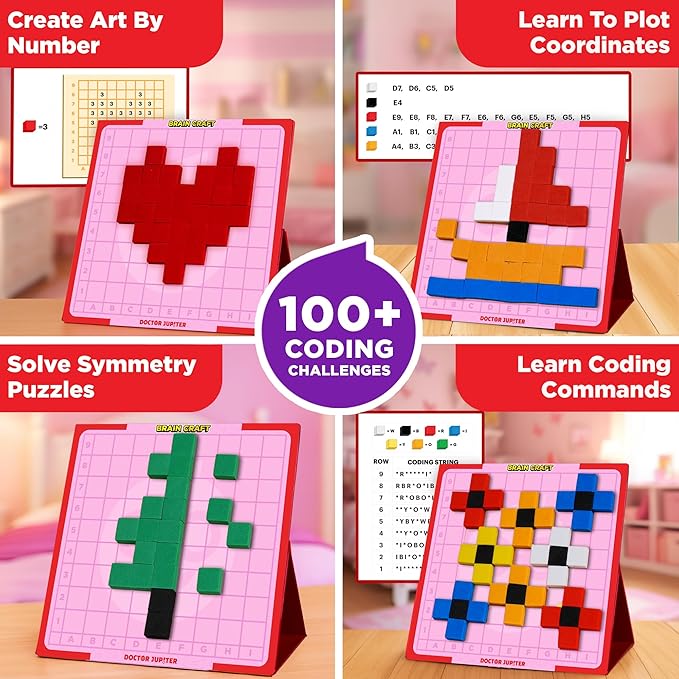 Doctor Jupiter Amazing Science Gift Set | Set of ‘Girls’ First Science Kit Starter’, ‘Brain Craft’ for Kids Ages 5+ | Birthday Gift Ideas, STEM Learning & Educational Toys for 5-6-7-8 Year Old Girls