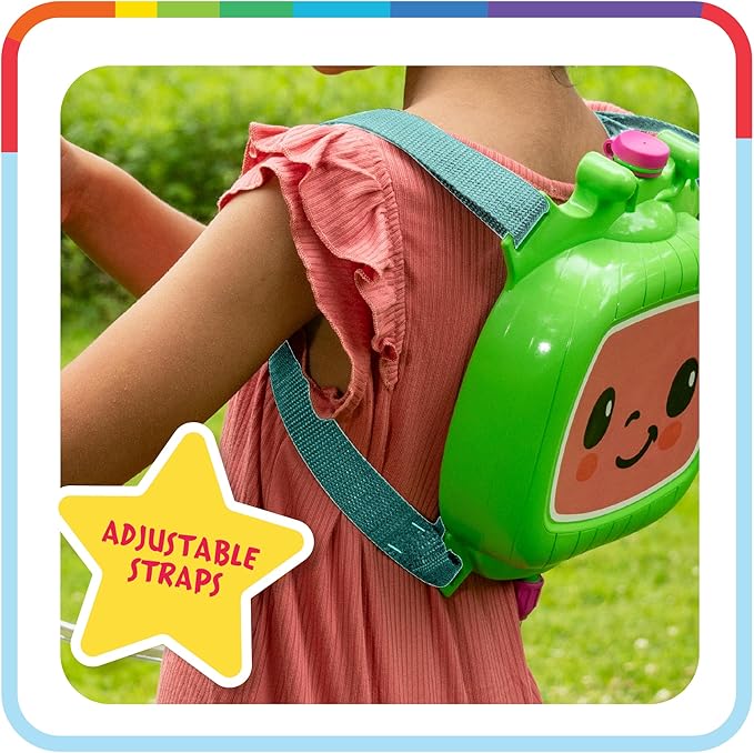 Cocomelon Water Backpack Water Toy, Outdoor Water Blaster for Kids