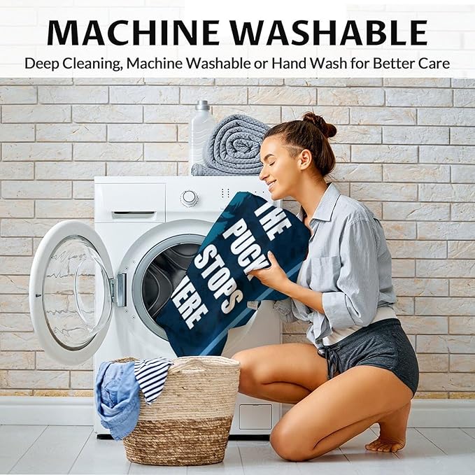 Hockey Gifts - Ice Hockey Blanket for Boys - Kids Throw Blankets for Girls - 50"x60" Soft Plush Throws for Children