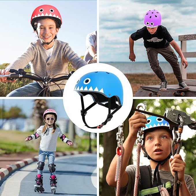 Glaf Toddler Helmet for 2-8 Years Kids Bike Helmets Baby Girls Boys Multi-Sport Adjustable Skateboard Bicycle Helmet Lightweight 3 Sizes for Toddler to Youth 8-14