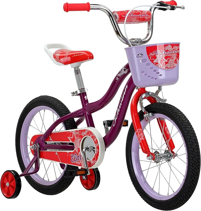 Schwinn Elm and Koen Bike or Balance Bike, 12-20 Inch Bike for Kids Ages 2-13, Black, Blue, Red, Teal, Pink or Purple, SmartStart Ergonomic Design, Adjustable Seat Grows with Child, Training Bicycle