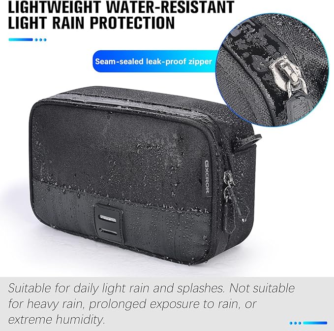 GXCROR Bike Handlebar Bag,Small Front Bike Bags with Shoulder Strap,Bicycle Bag Professional Cycling Accessories