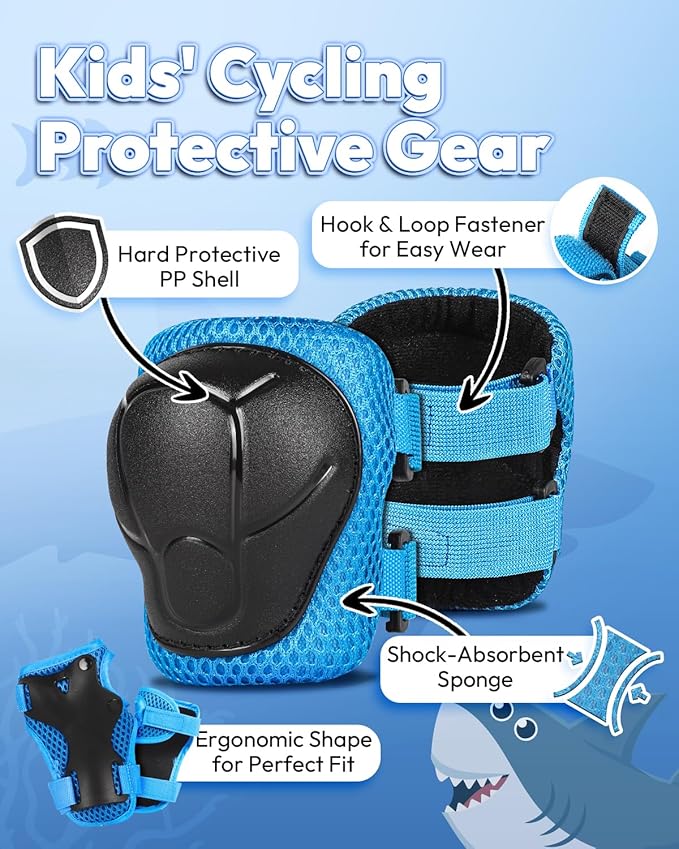 Bike Helmet for Kids 3-5-8 Toddler Bike Helmet Animal 3D Cartoon Boys Girls Safety Adjustable Kids Helmet and Pads Set for Cycling Scooter Skateboard