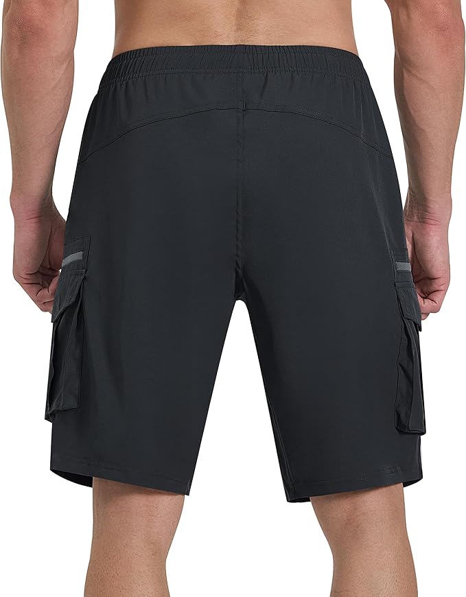 Men's Mountain Bike Shorts 3D Padded Bicycle Biking Shorts Quick Dry Lightweight MTB Cycling Shorts